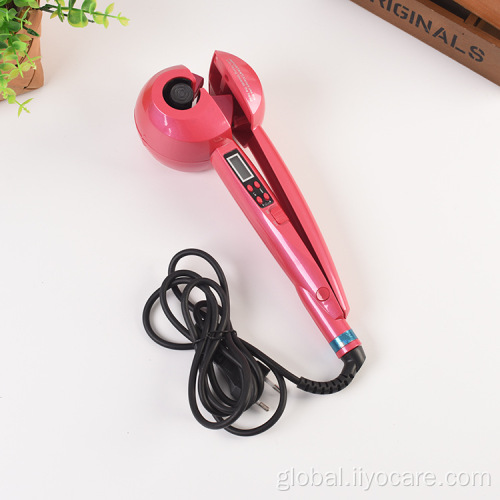 Portable Automatic Hair Curler Fist Shape LCD Display Auto Rotating Hair Curler Supplier